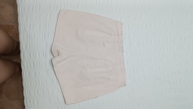 Shorts vaqueros rosa palo