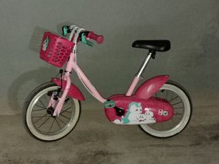 Bicicleta niña 14" BTwin Unicornio