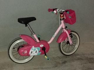 Bicicleta niña 14" BTwin Unicornio