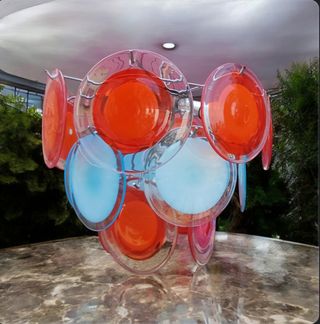 🤩LAMPADARIO VINTAGE SOLO MURANO💖