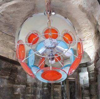 🤩LAMPADARIO VINTAGE SOLO MURANO💖