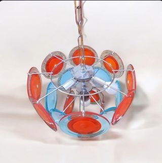 🤩LAMPADARIO VINTAGE SOLO MURANO💖