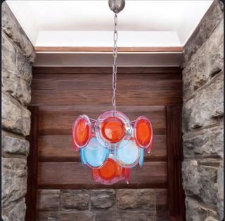 🤩LAMPADARIO VINTAGE SOLO MURANO💖
