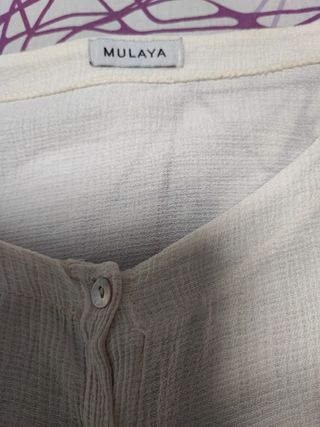 Blusa Mulaya blanco roto