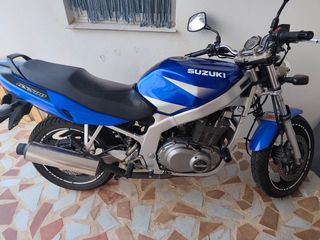 Moto Suzuki GS500 - Azul