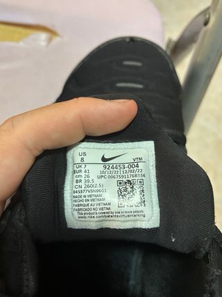 Nike Vapormax Plus Triple Black