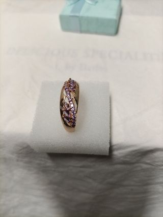 Anillo Chapado en Oro, NUEVO 