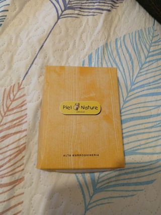 Cartera Piel Nature marrón sin estrenar 