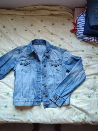 Chaqueta vaquera niña talla L (11-12)