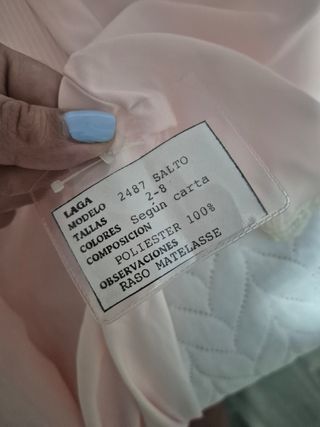 Camisón rosa delicado