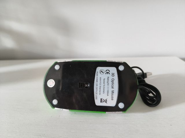 Ratón óptico coche verde Caja Madrid