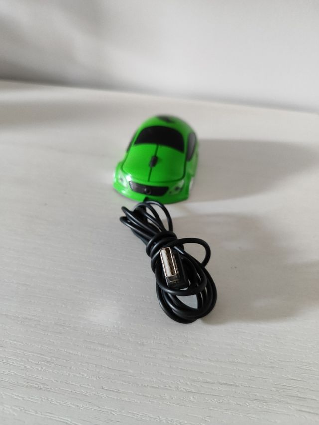 Ratón óptico coche verde Caja Madrid