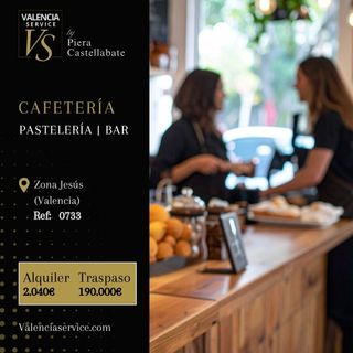 0733 - CAFETERÍA PASTELERÍA BAR EN ESQUINA 