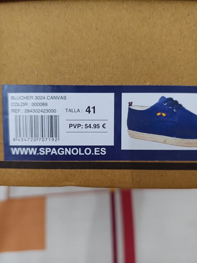 Scarpe Blu Spagnolo