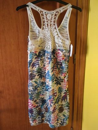 Vestido multicolor estampado