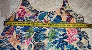 Vestido multicolor estampado