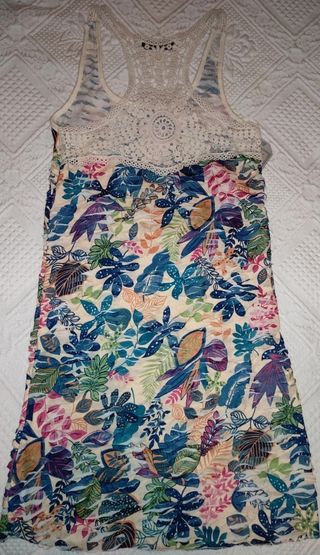 Vestido multicolor estampado