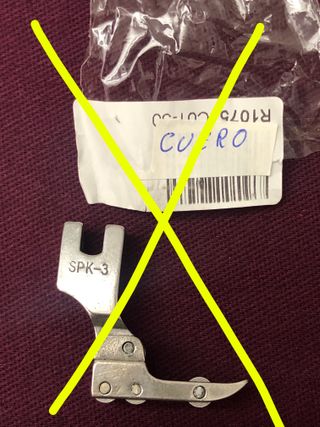 2 Prensatelas Industriales para Coser