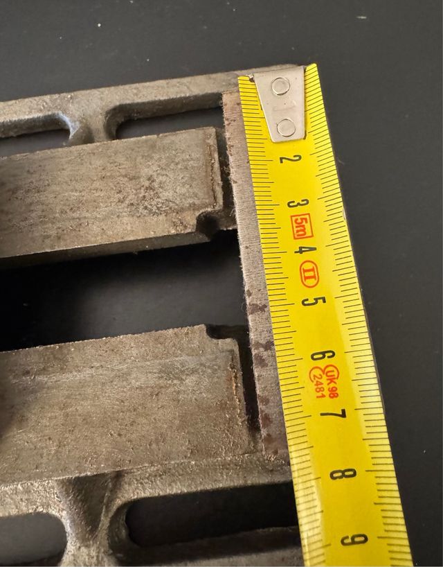 Morsa Trapano 75mm Ghisa