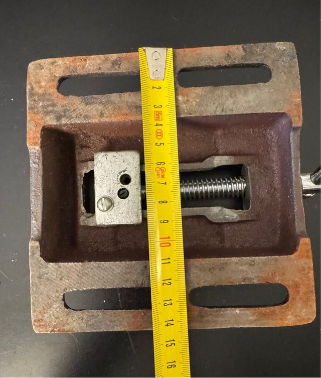 Morsa Trapano 75mm Ghisa