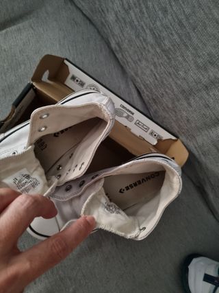 Converse blancas niña