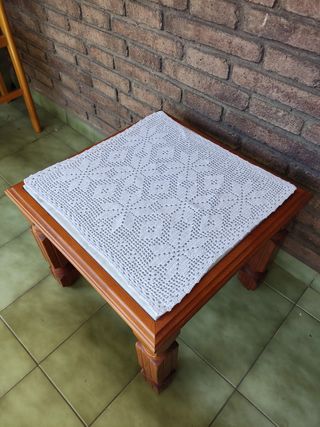 Mesitas auxiliares mármol-madera