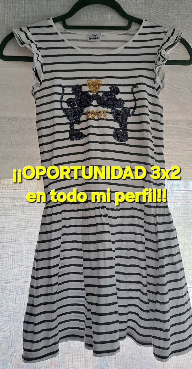 Vestido Minnie Mouse niña