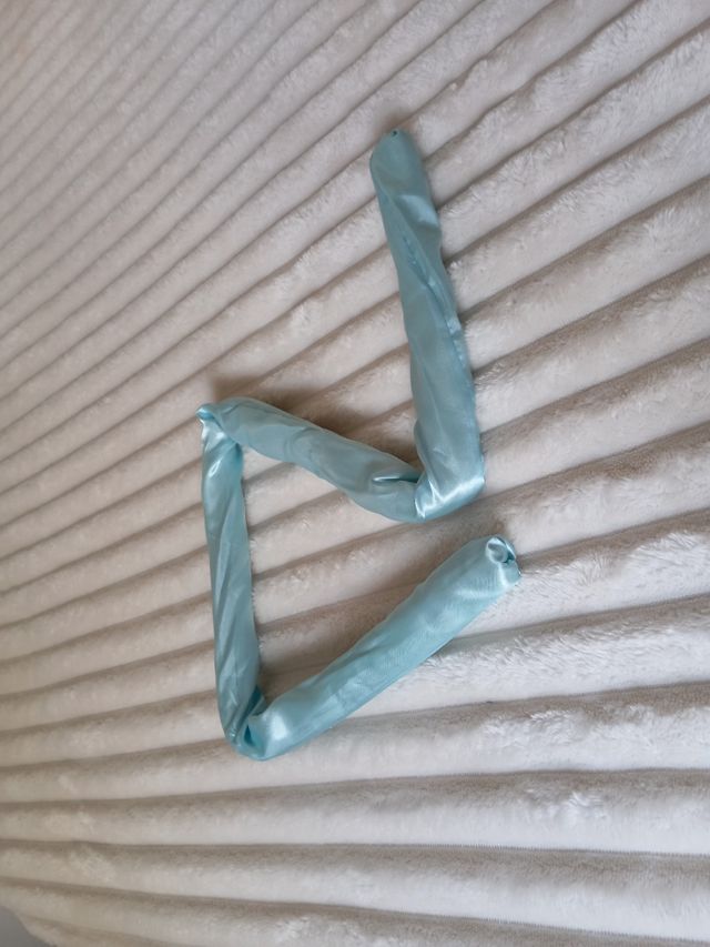 Rizador de pelo azul sin calor