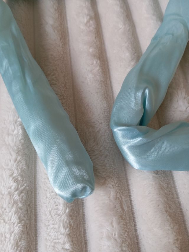 Rizador de pelo azul sin calor