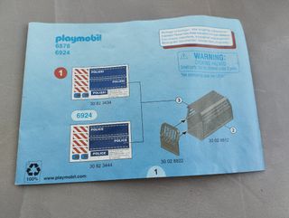 Playmobil 6878: ¡Policías en acción!