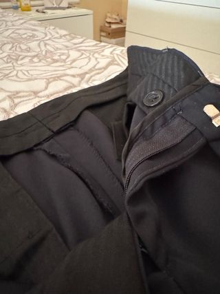 Completo giacca e cravatta blu indossato 2 volte