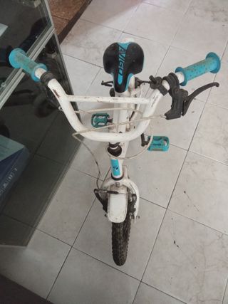 Bicicleta niño 16" blanca
