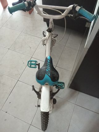 Bicicleta niño 16" blanca