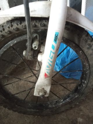 Bicicleta niño 16" blanca