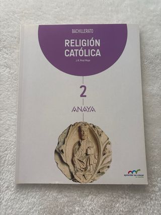 Religión católica 2º bachillerato Anaya