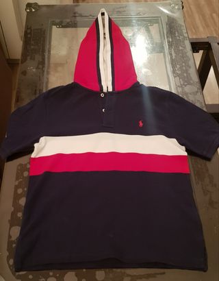 Polo Ralph Lauren niño, azul y rojo
