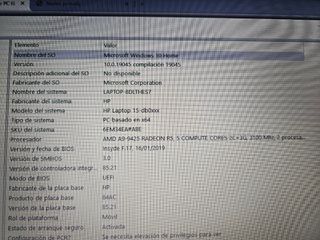 HP Laptop 15-db0xxx Blanco