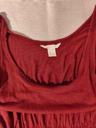 Vestido corto rojo - Talla única