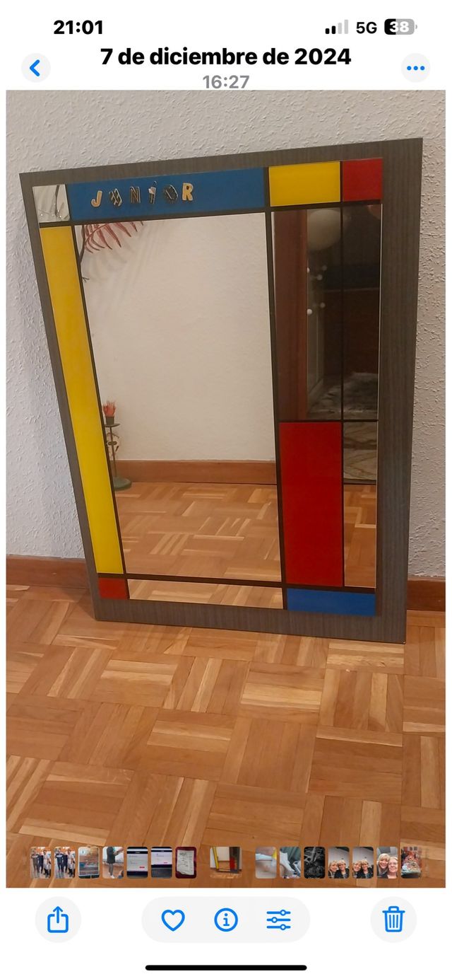 Espejo estilo juvenil