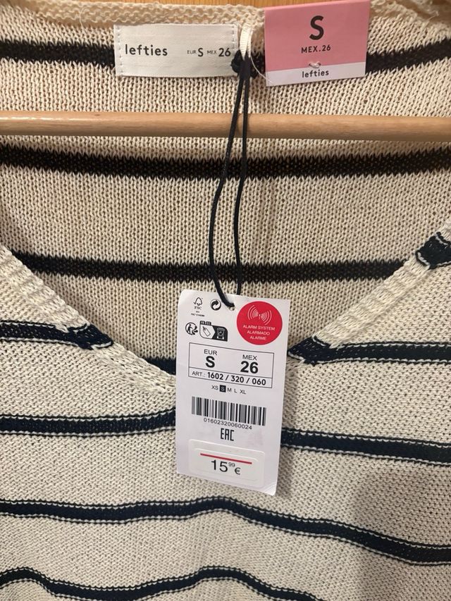 Jersey Lefties rayas marineras S
