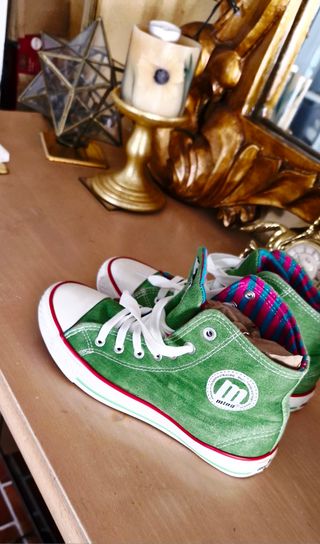 Zapatillas Mustang verdes
