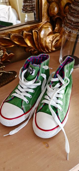 Zapatillas Mustang verdes