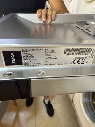 Lavastoviglie da incasso Teka 45cm