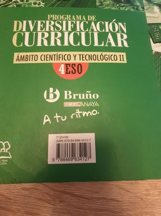 Libro Diversificación Curricular 4ESO