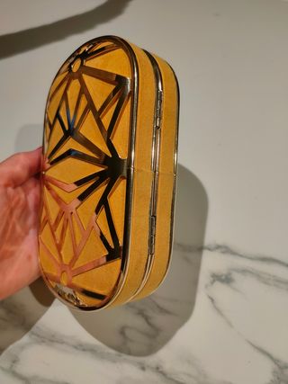 Bolso fiesta dorado