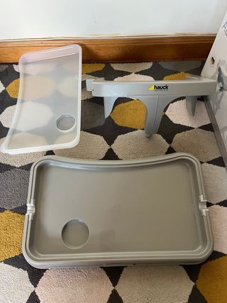 Bandeja Hauck Alpha+ Cinza - Cadeira Alta