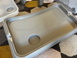 Bandeja Hauck Alpha+ Cinza - Cadeira Alta