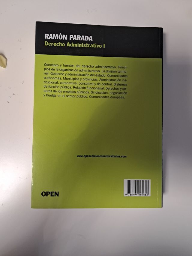 DERECHO ADMINISTRATIVO I 24 ª EDICION