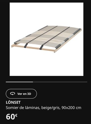 *OFERTA* 90€ CAMA + SOMIER + 2 CAJONES ALMACENAJE