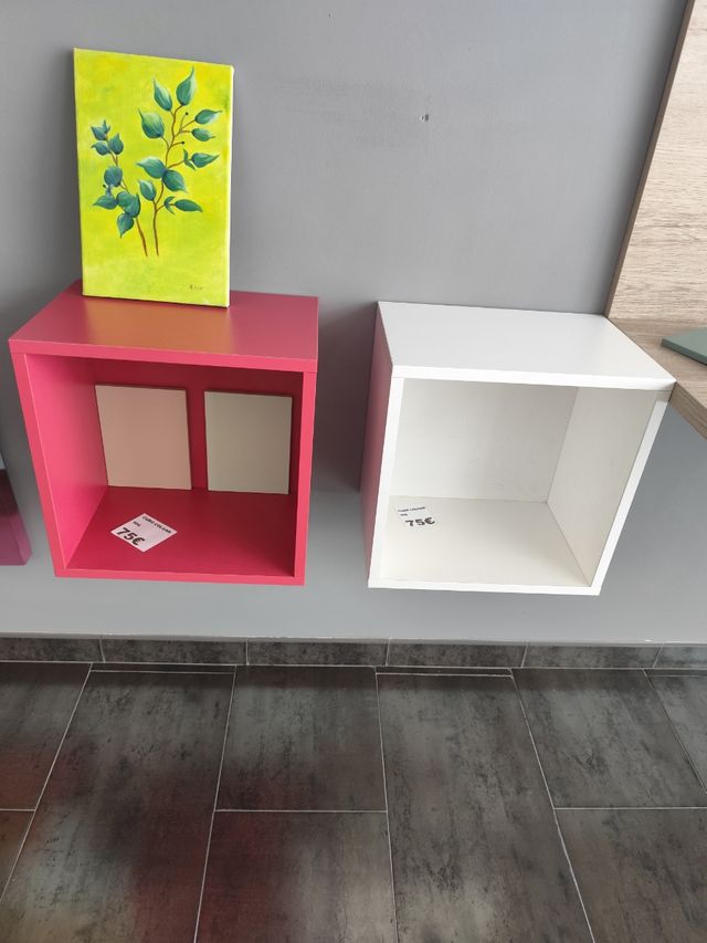 Estanterías cubos - 2 uds.